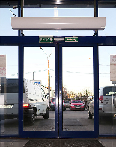 Электрическая тепловая завеса КЭВ-18П3042Е, длиной 2 м ТЕПЛОМАШ